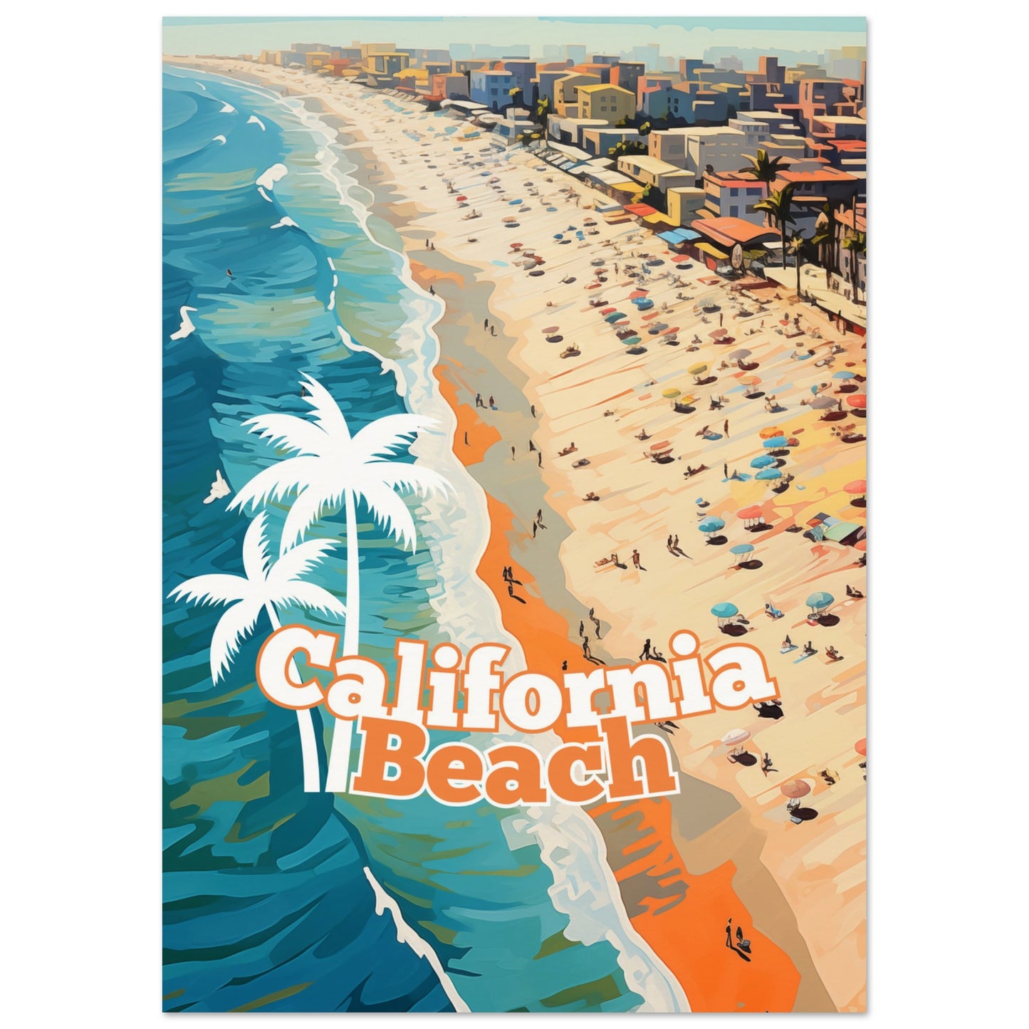 California Beach Poster