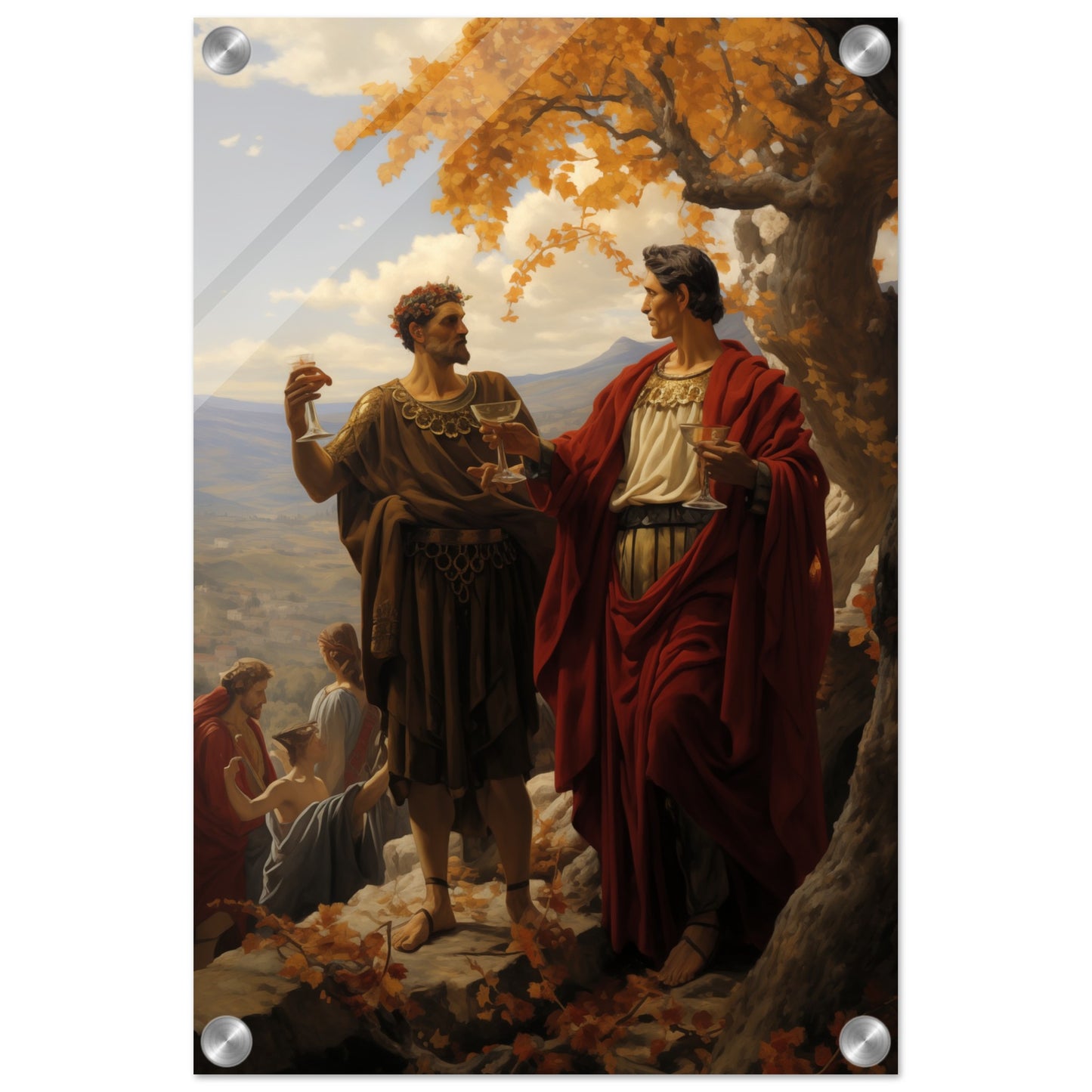 Socratic Exchange Acrylic Print