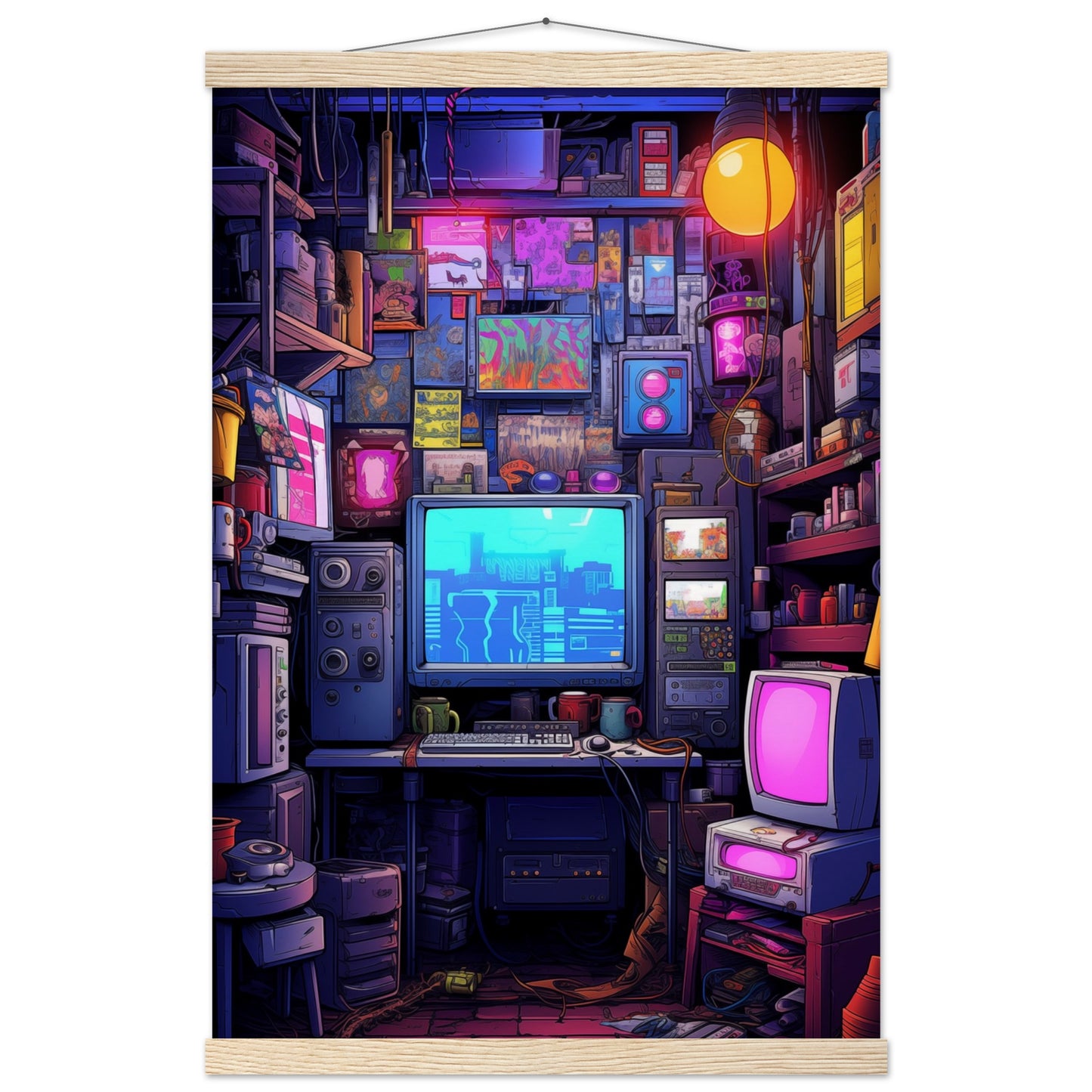 Pixel Lair Poster with Hanger