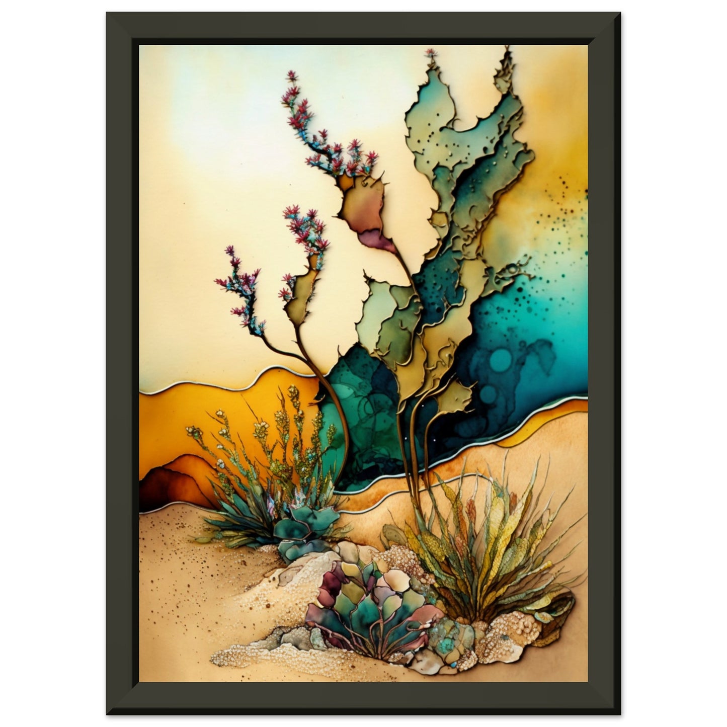 Desert Dream Treats Metal Framed Poster