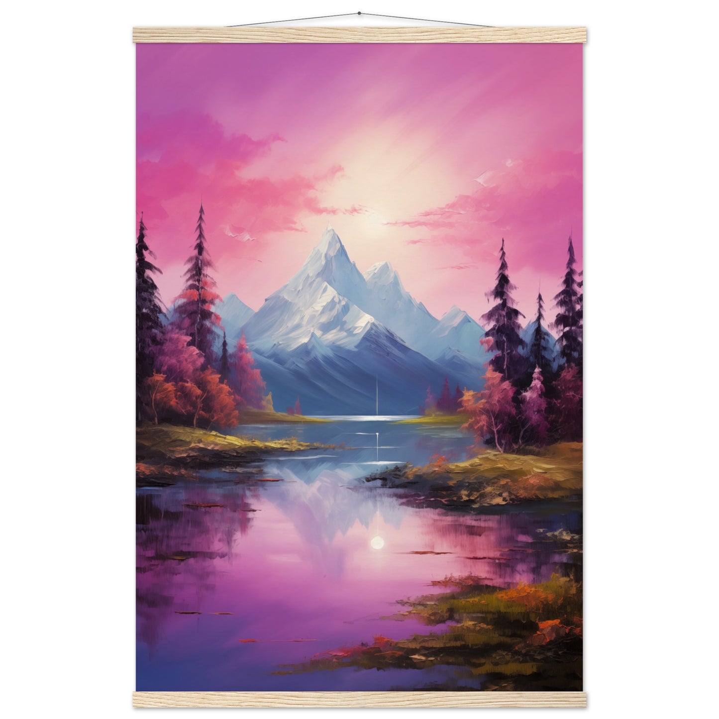 Fantasy Landscape Poster with Hanger