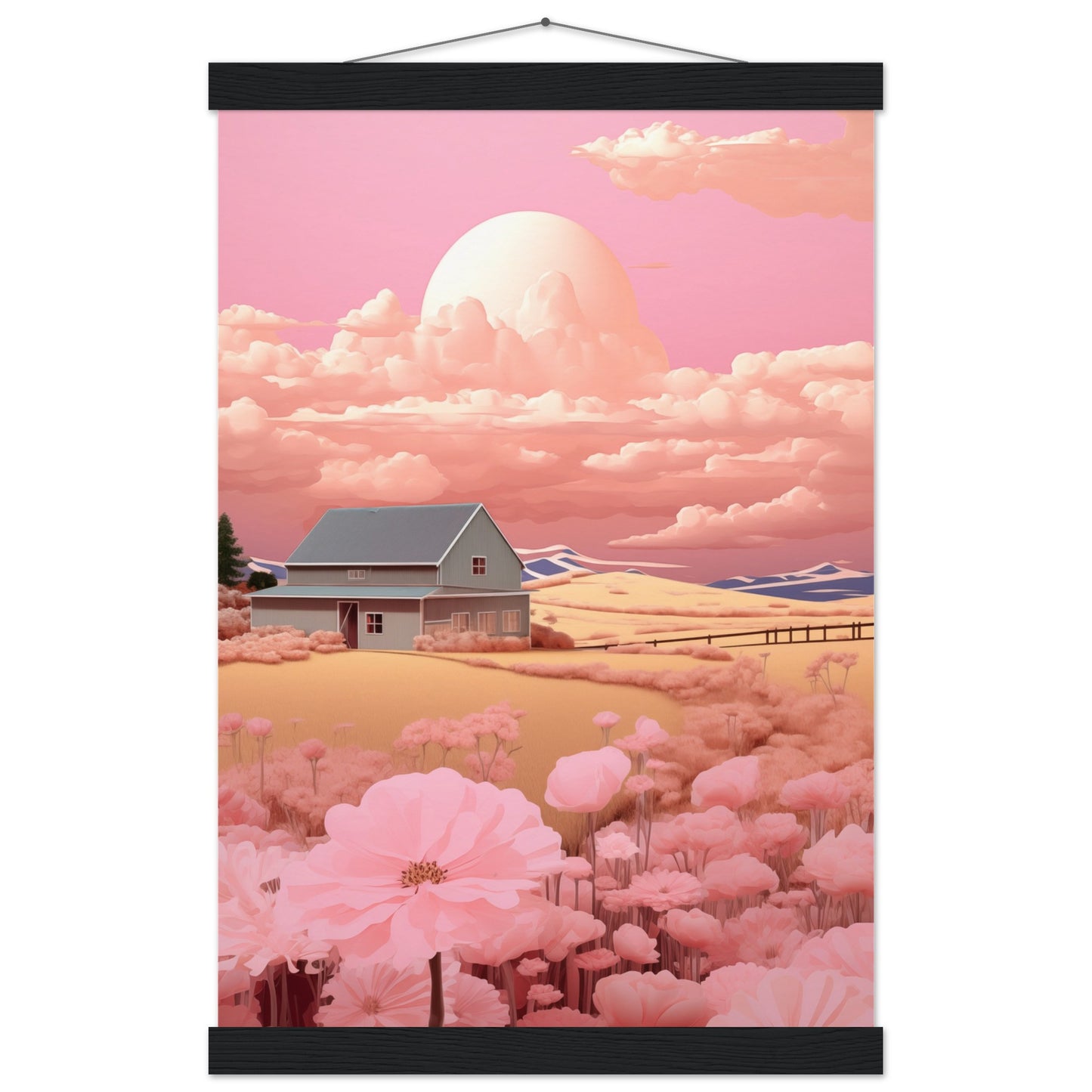 Bubblegum Farm Poster with Hanger