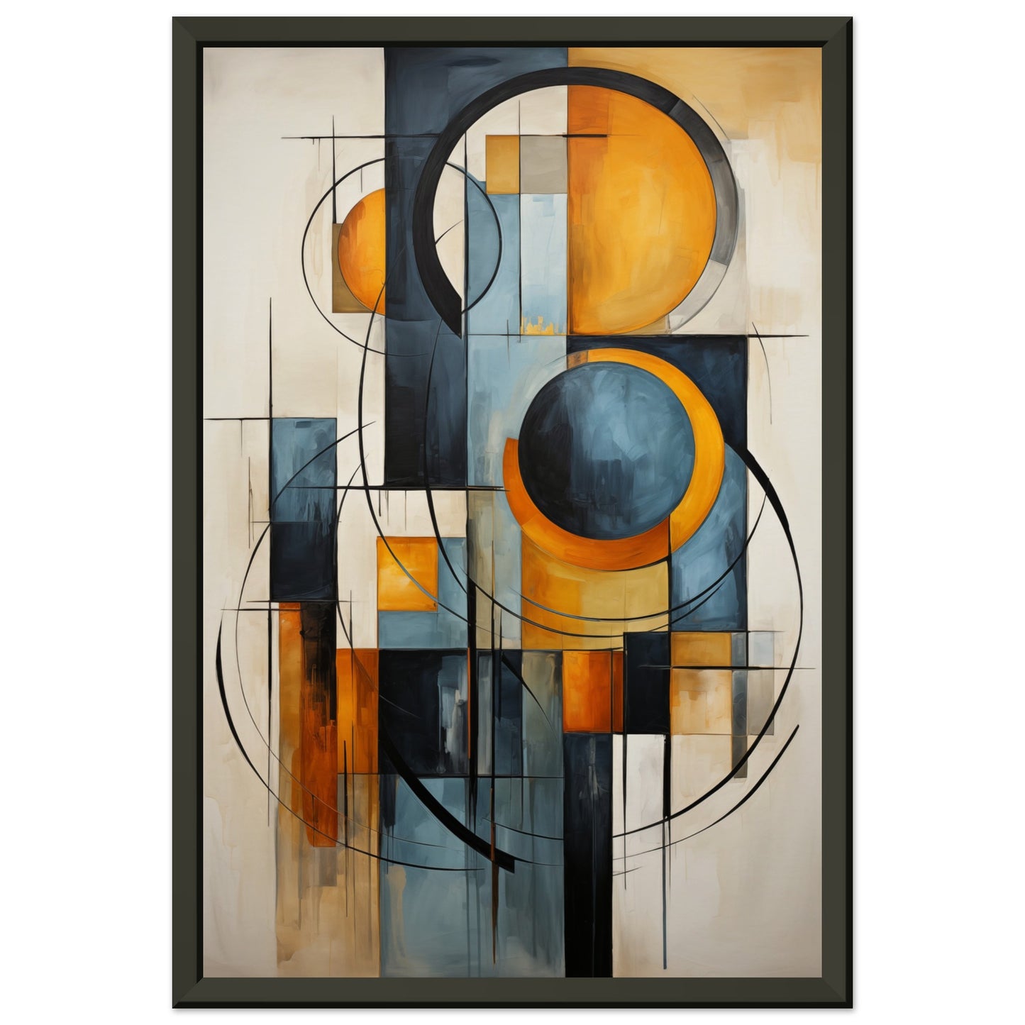 Brushed Autumn Metal Framed Poster