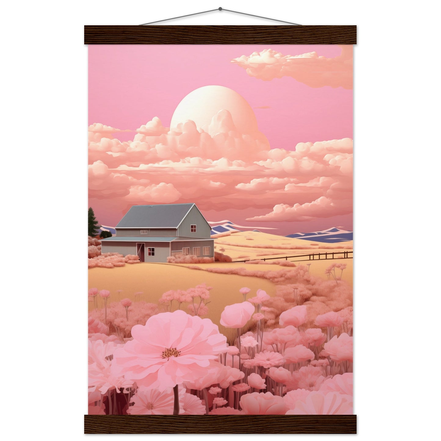 Bubblegum Farm Poster with Hanger