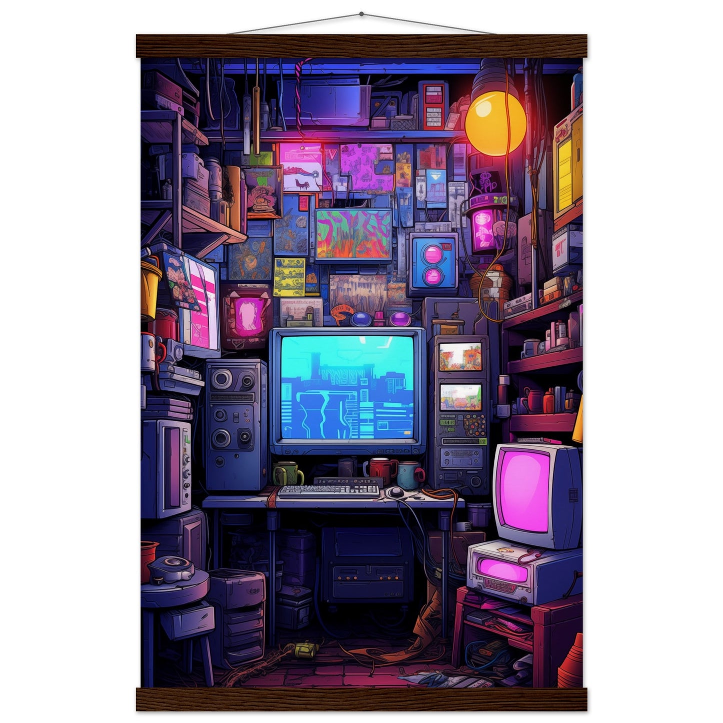 Pixel Lair Poster with Hanger