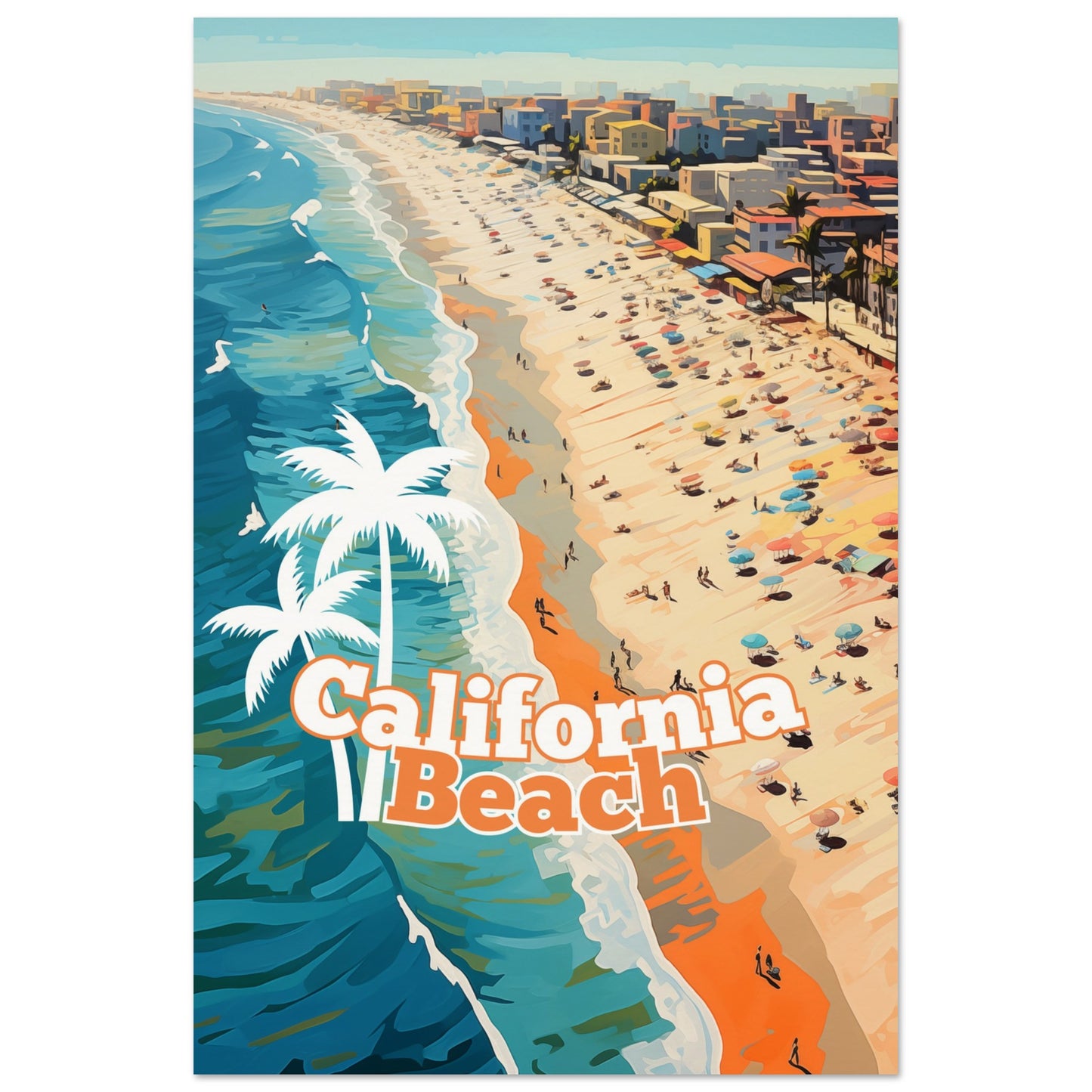 California Beach Poster