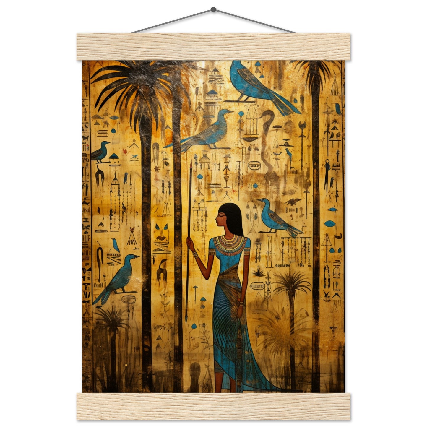 Hiero Papyrus Poster with Hanger