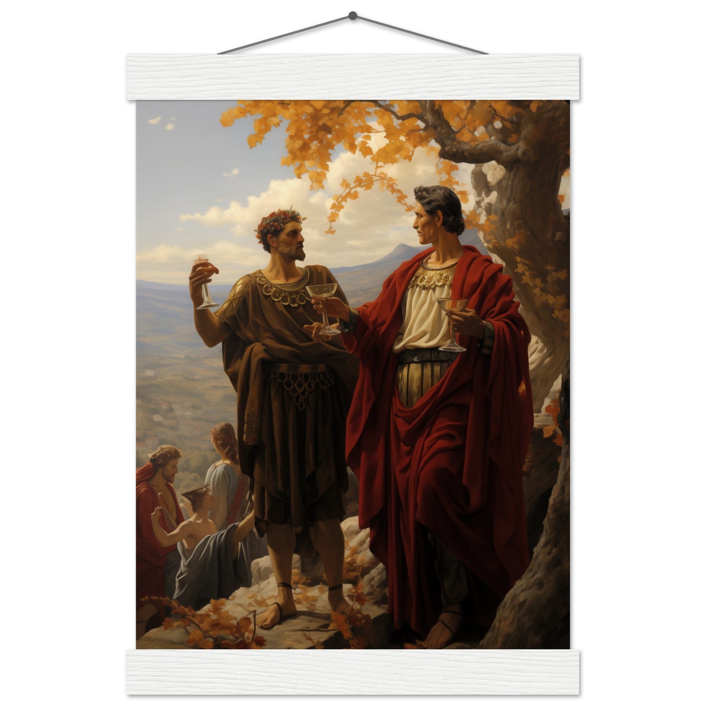 Socratic Exchange Poster with Hanger