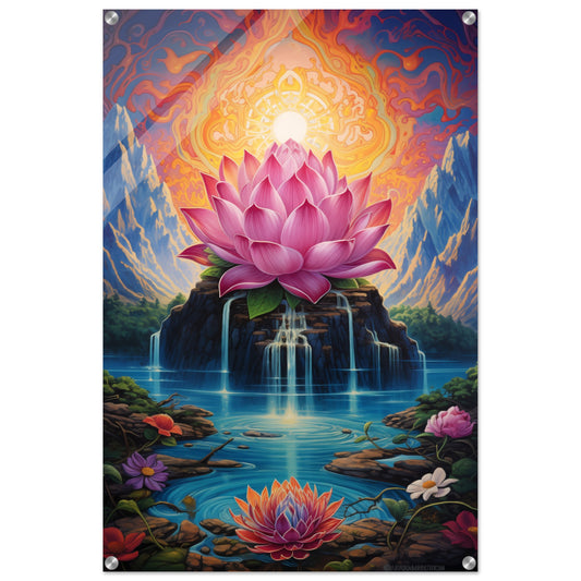 Lotus Blossom Acrylic Print