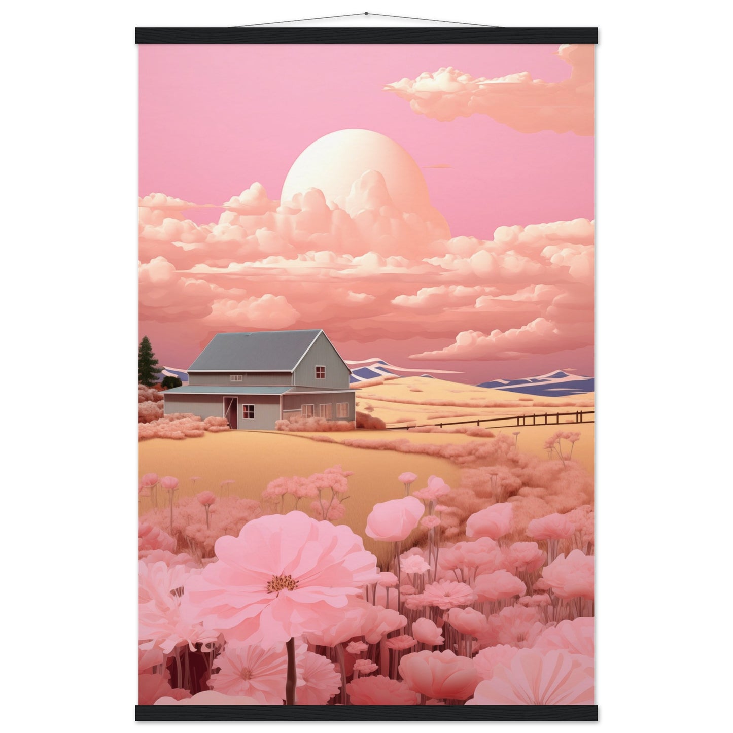 Bubblegum Farm Poster with Hanger