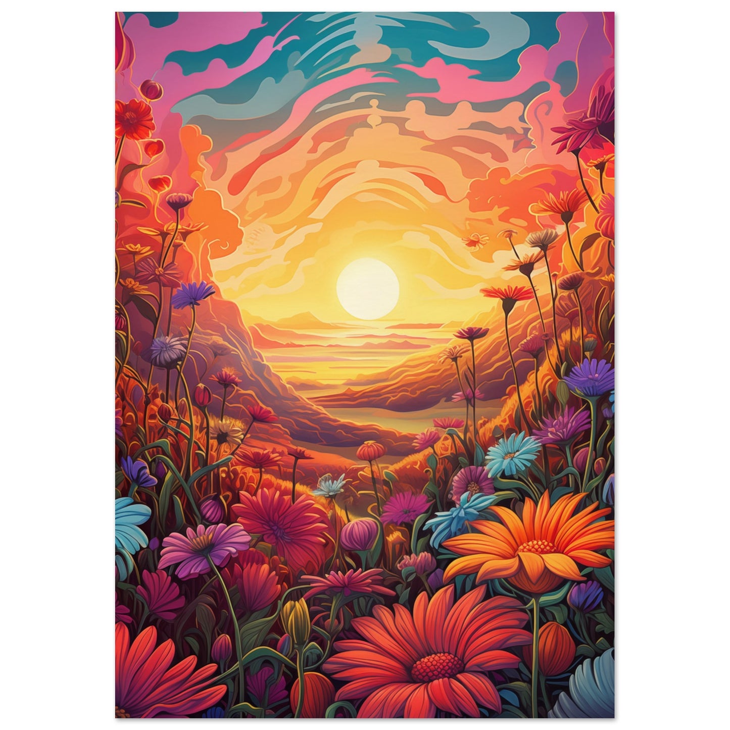 Pollen Sunset Poster