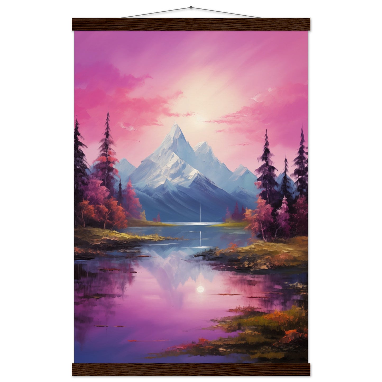 Fantasy Landscape Poster with Hanger