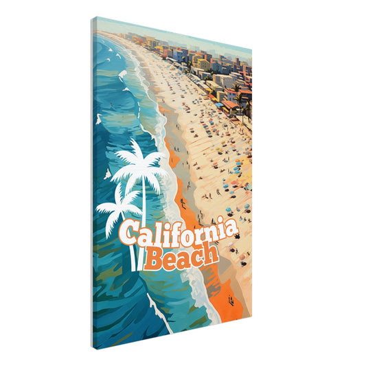 California Beach Canvas