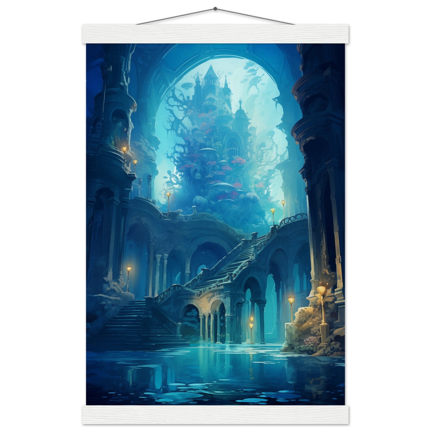 Enchanted Abyss Poster with Hanger