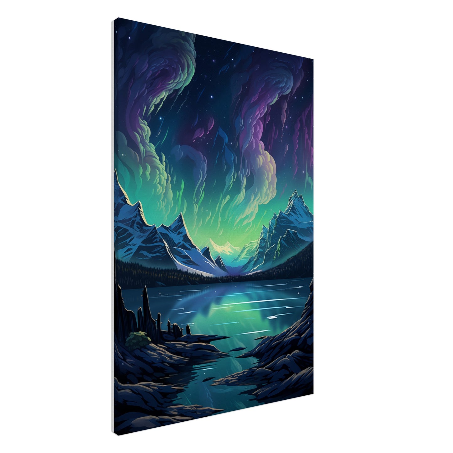 Glacial Glow Canvas