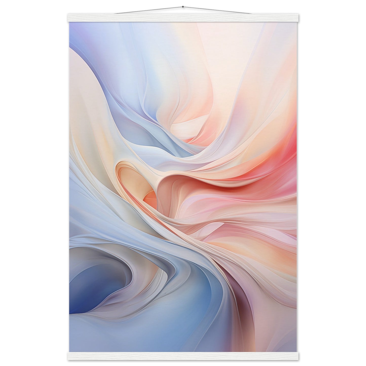 Abstract Swirl Poster with Hanger