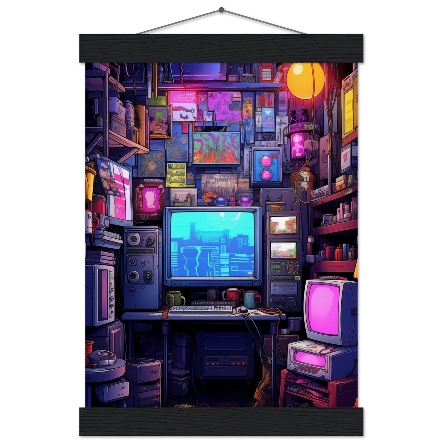 Pixel Lair Poster with Hanger