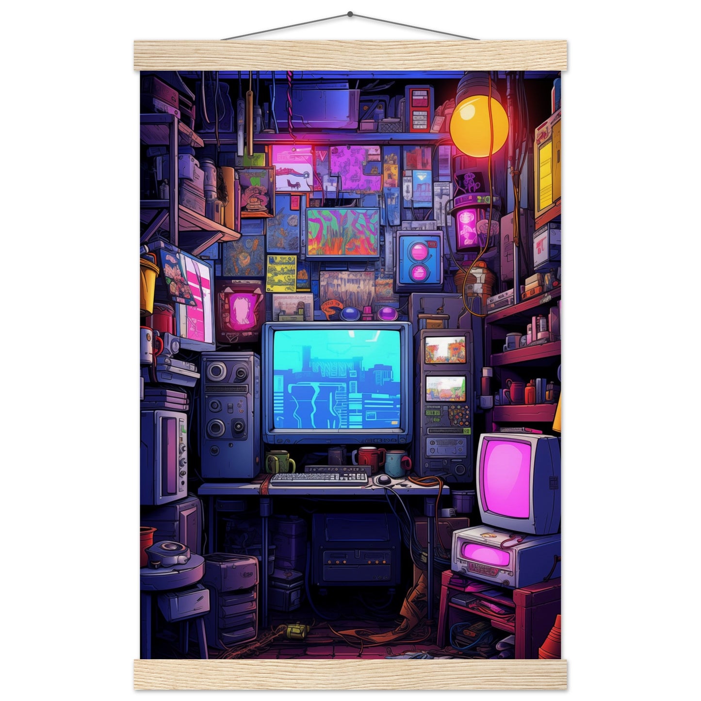 Pixel Lair Poster with Hanger