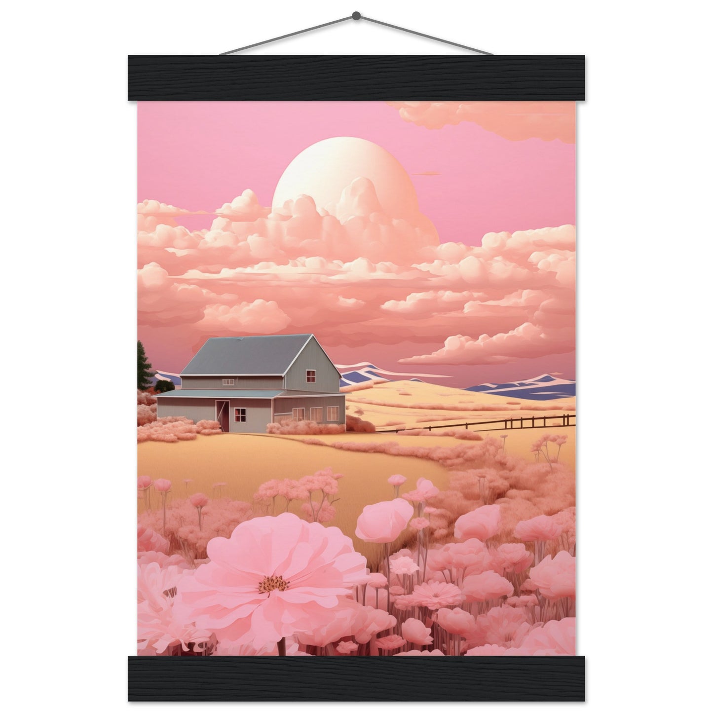 Bubblegum Farm Poster with Hanger