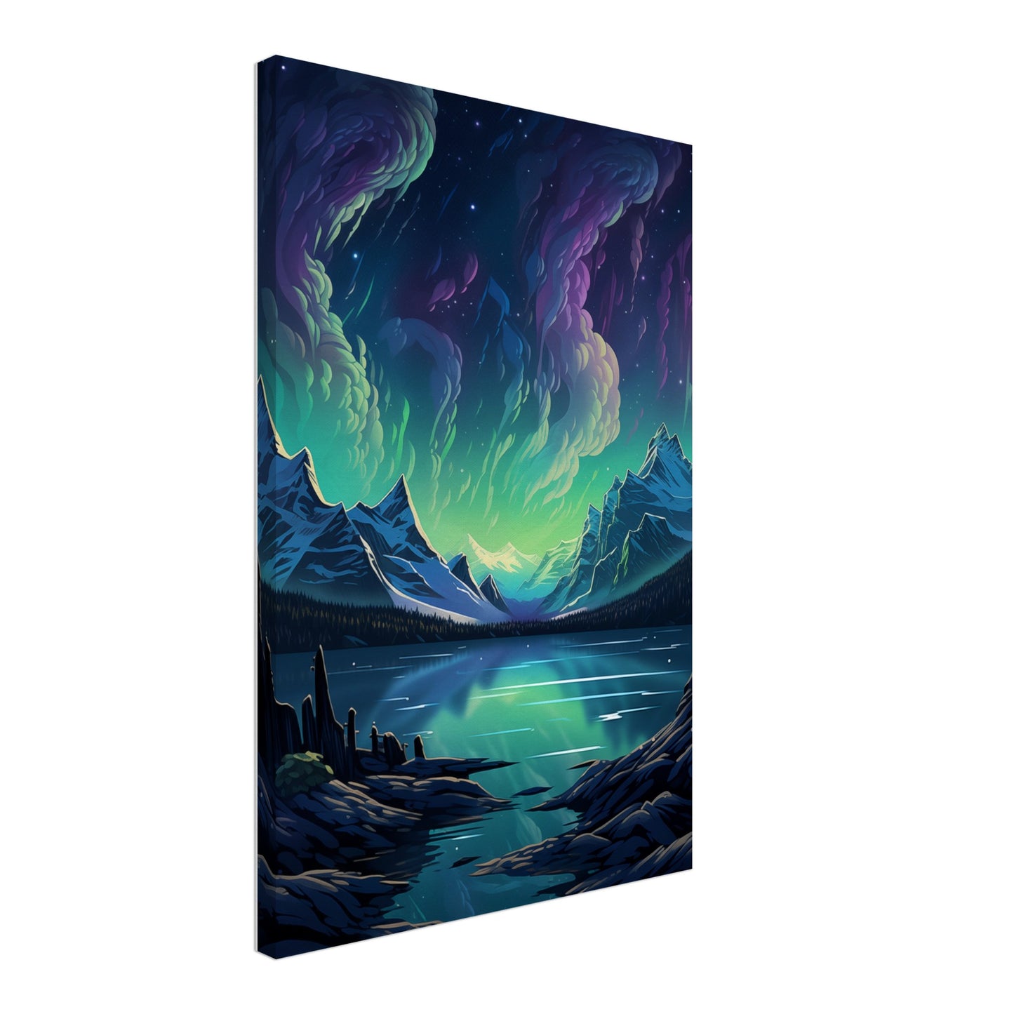 Glacial Glow Canvas