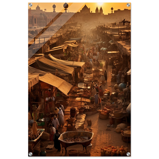 Luxor Market Acrylic Print