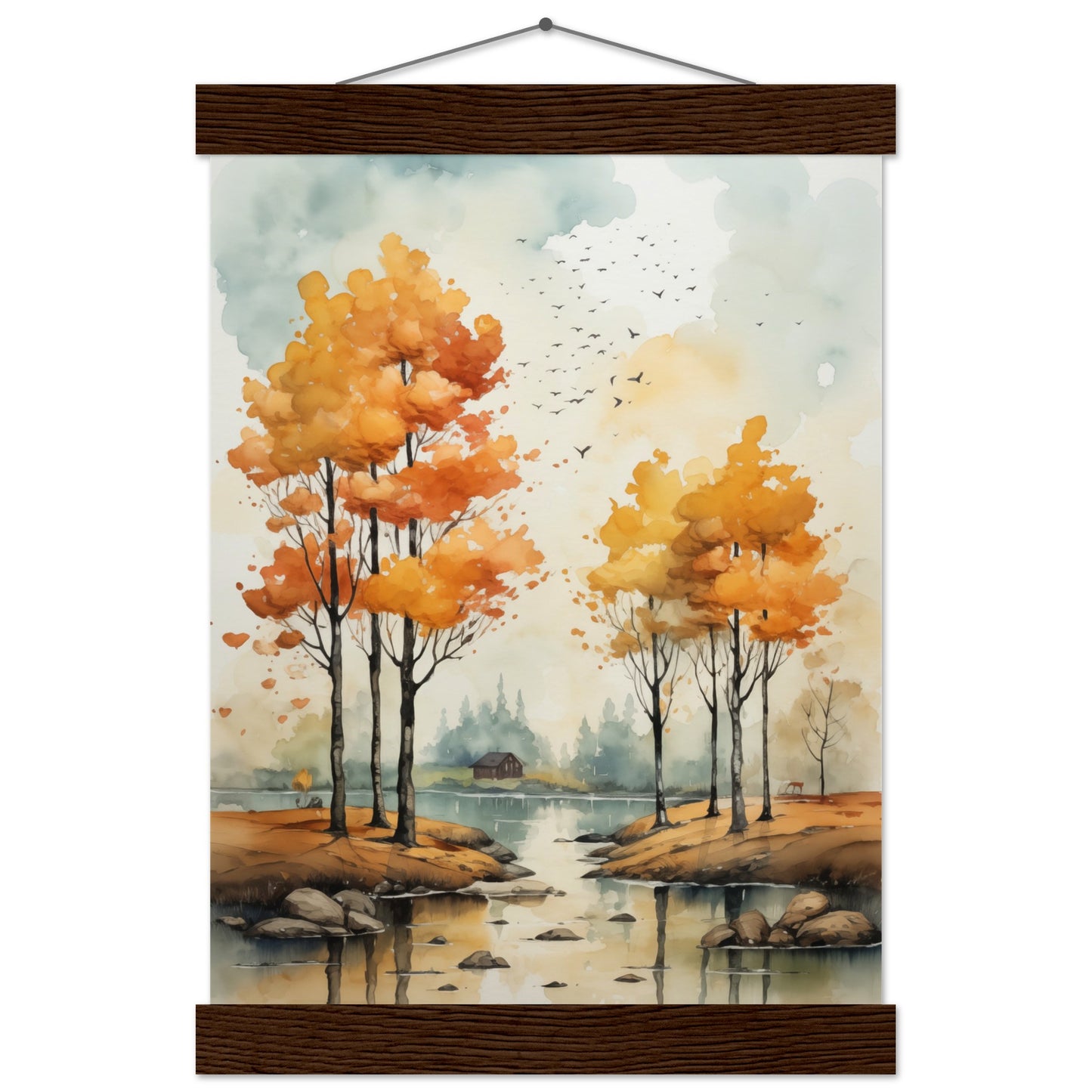 Oak Embrace Poster with Hanger