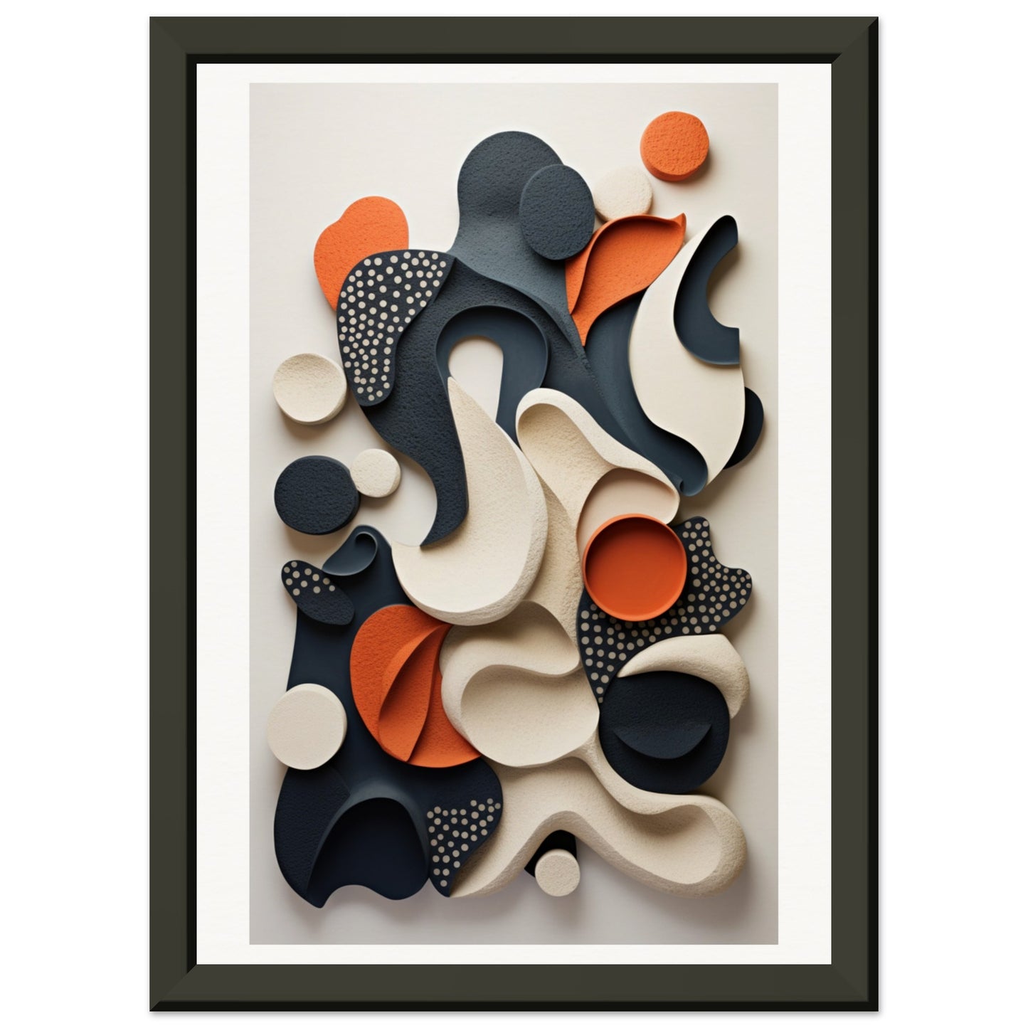 Texture Morph Metal Framed Poster