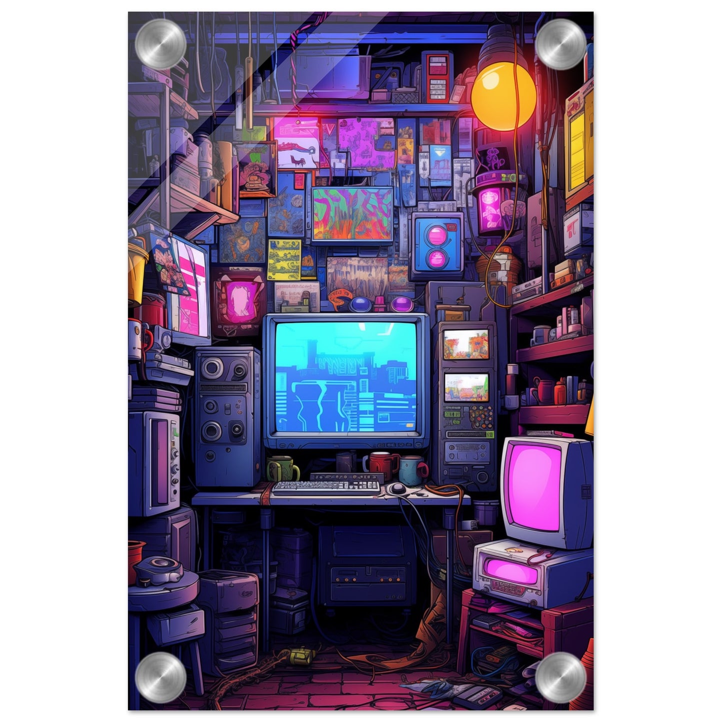 Pixel Lair Acrylic Print