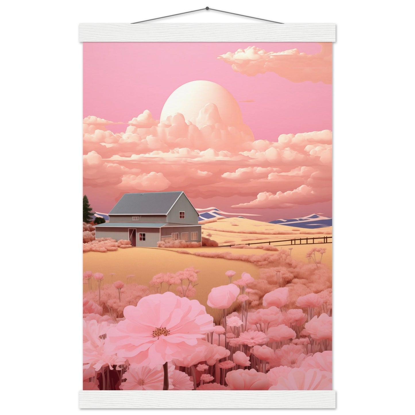 Bubblegum Farm Poster with Hanger