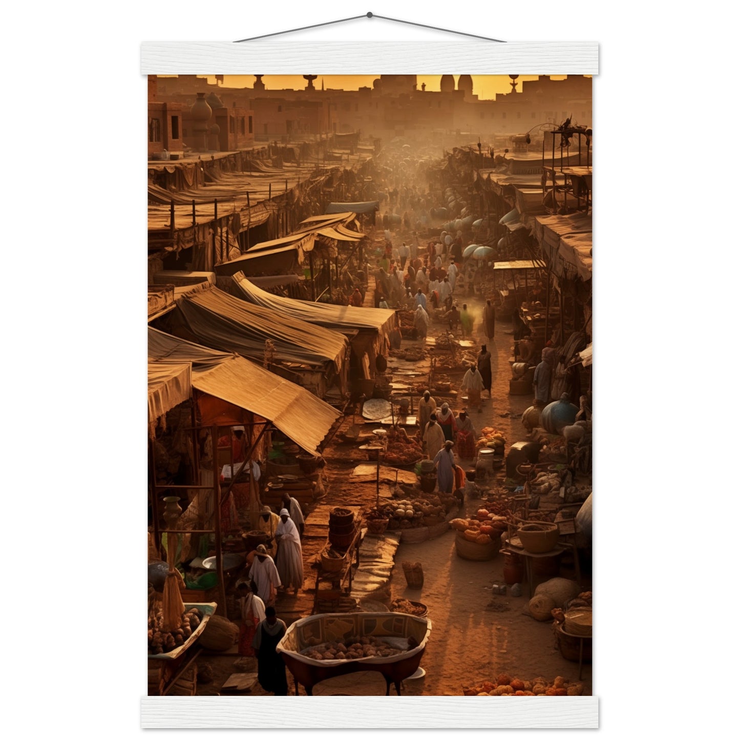 Luxor Market Poster with Hanger