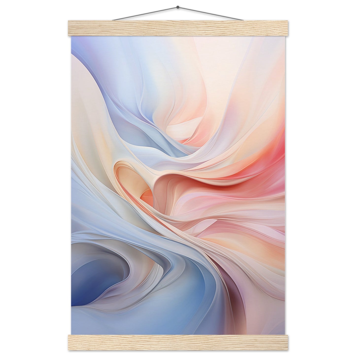 Abstract Swirl Poster with Hanger