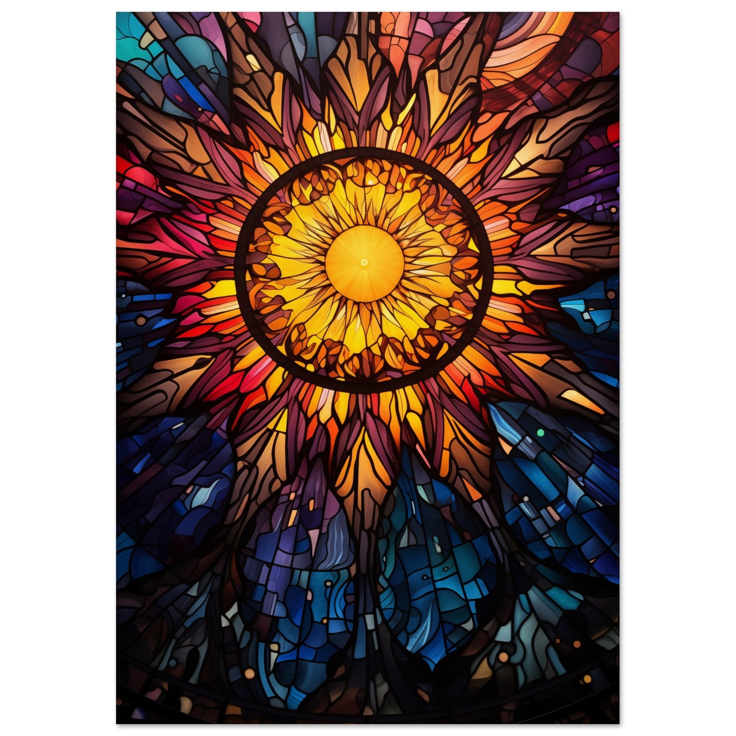 Sun Burst Poster