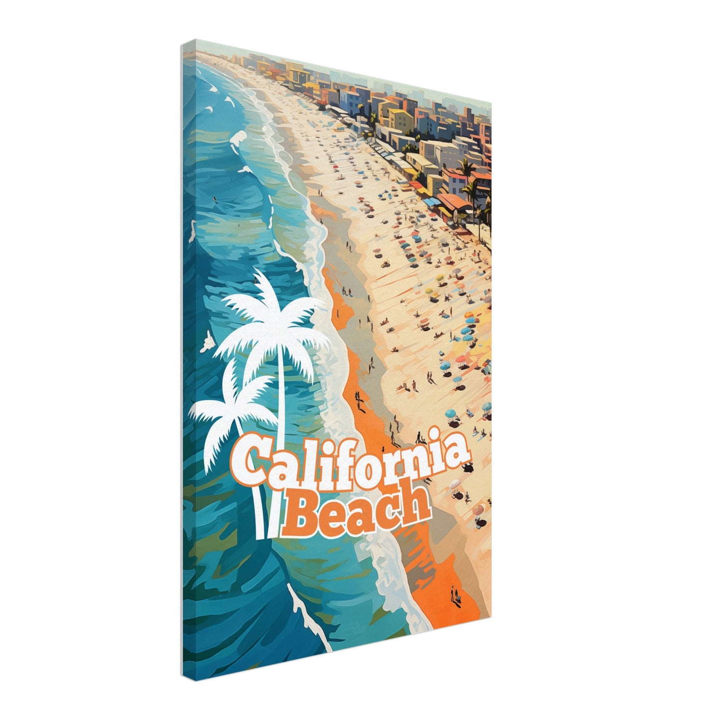 California Beach Canvas