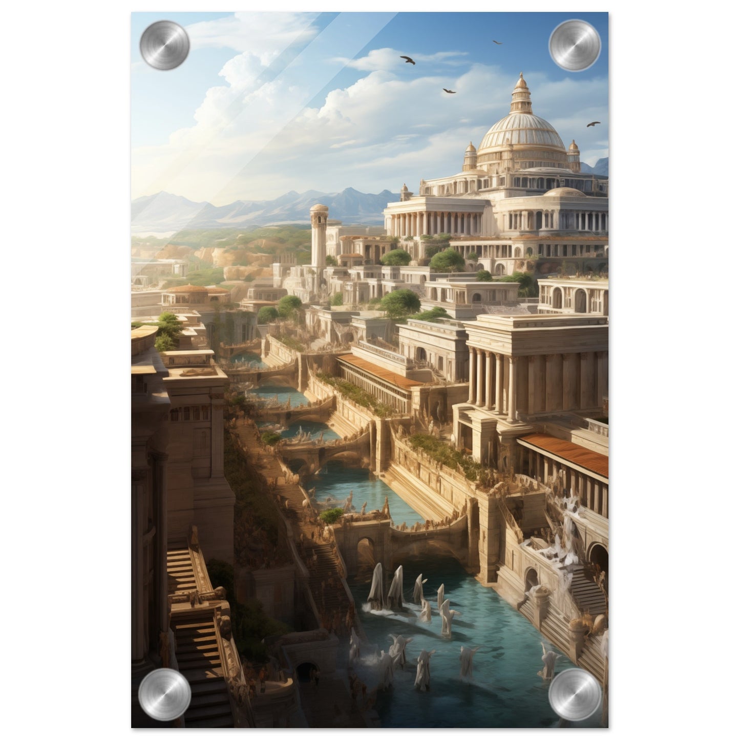 Ancient Roman City Acrylic Print