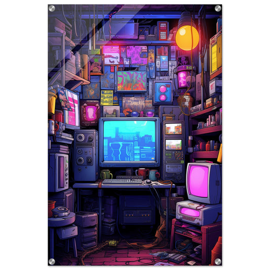 Pixel Lair Acrylic Print