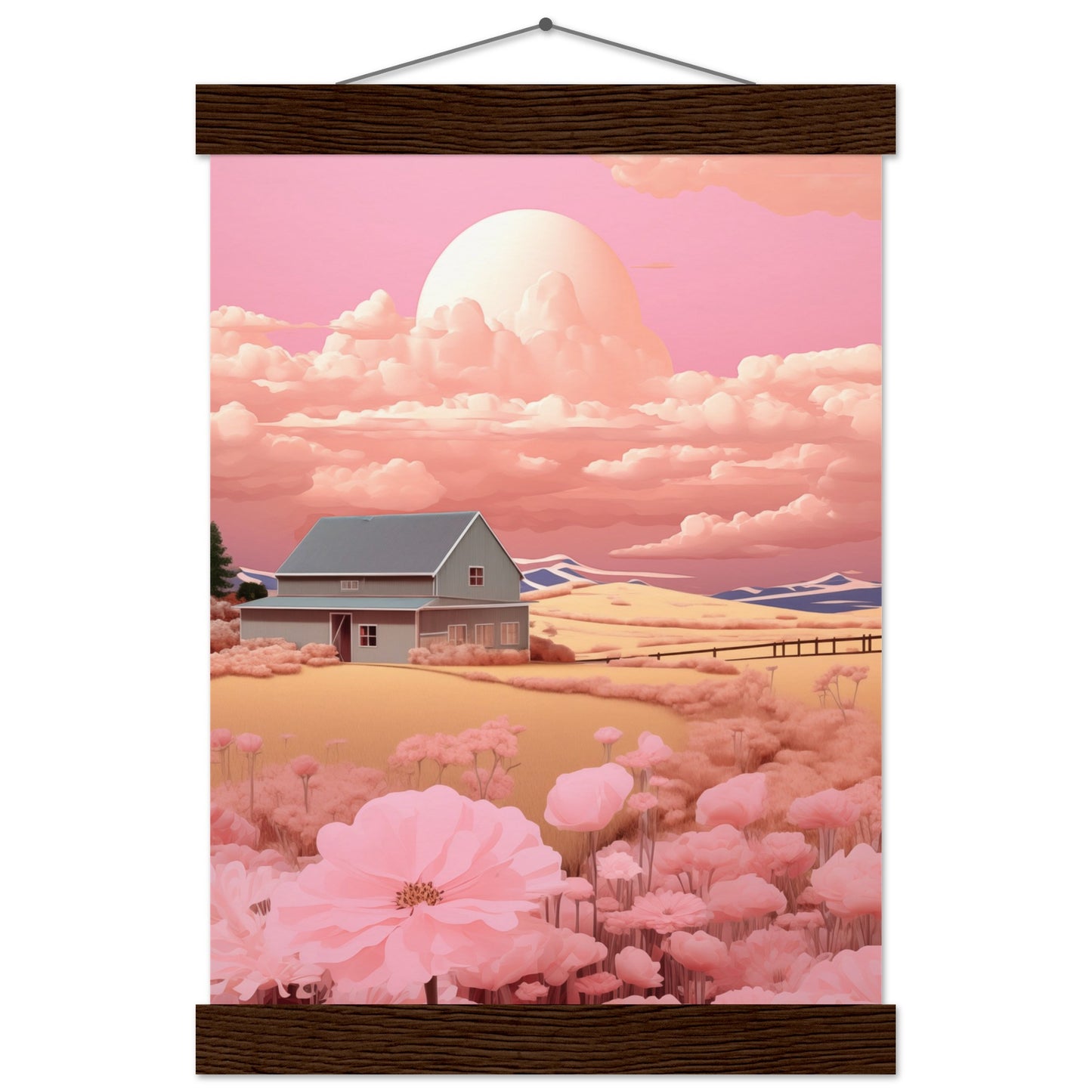 Bubblegum Farm Poster with Hanger