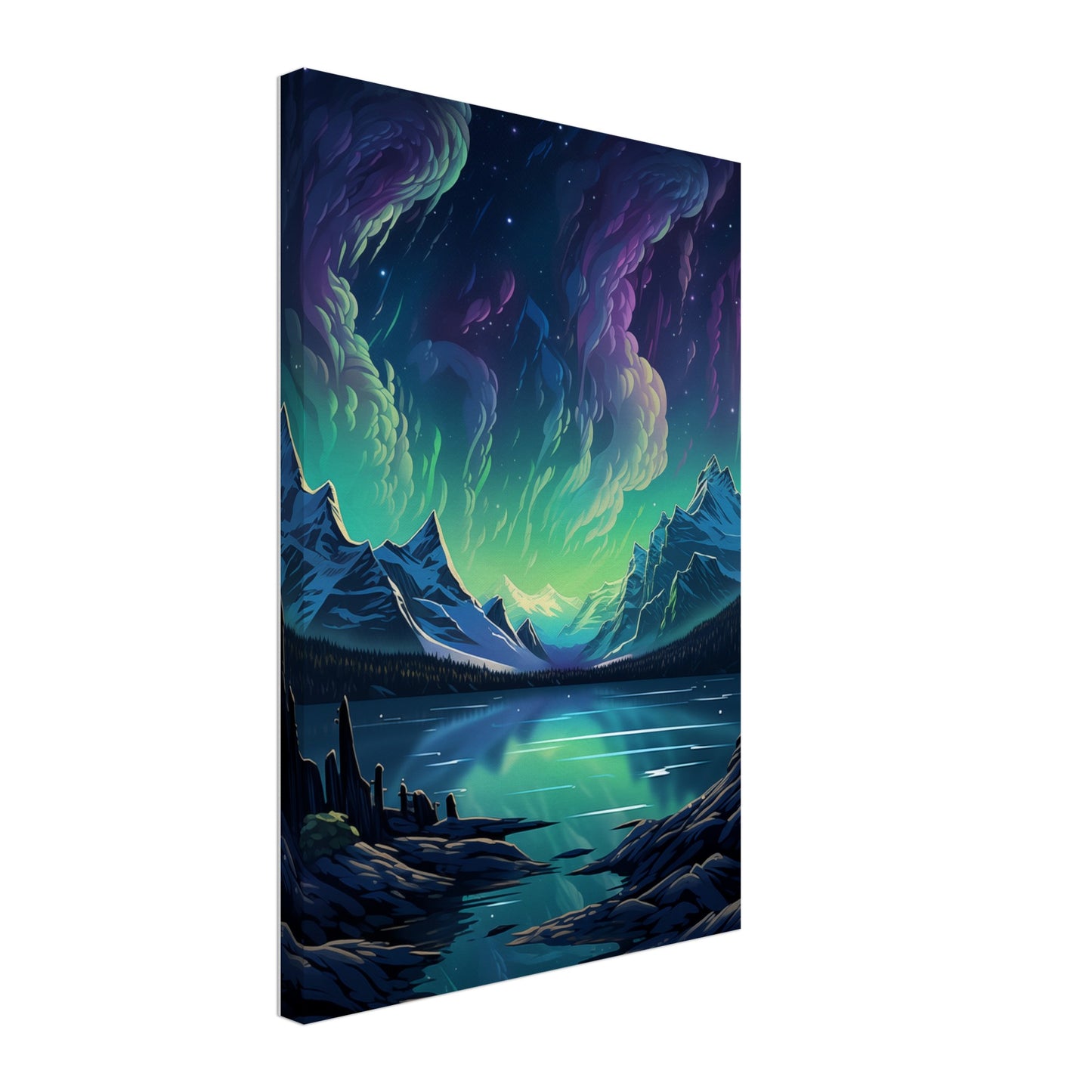 Glacial Glow Canvas