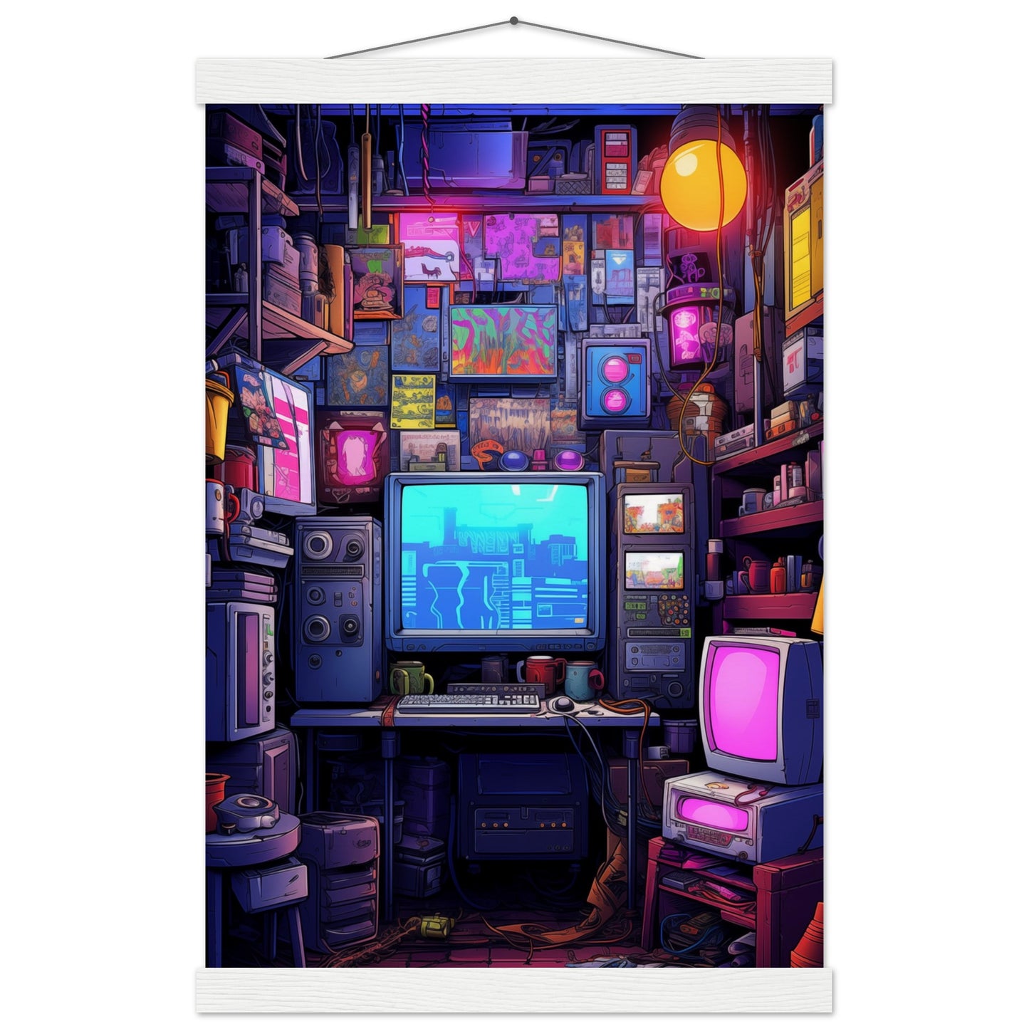 Pixel Lair Poster with Hanger