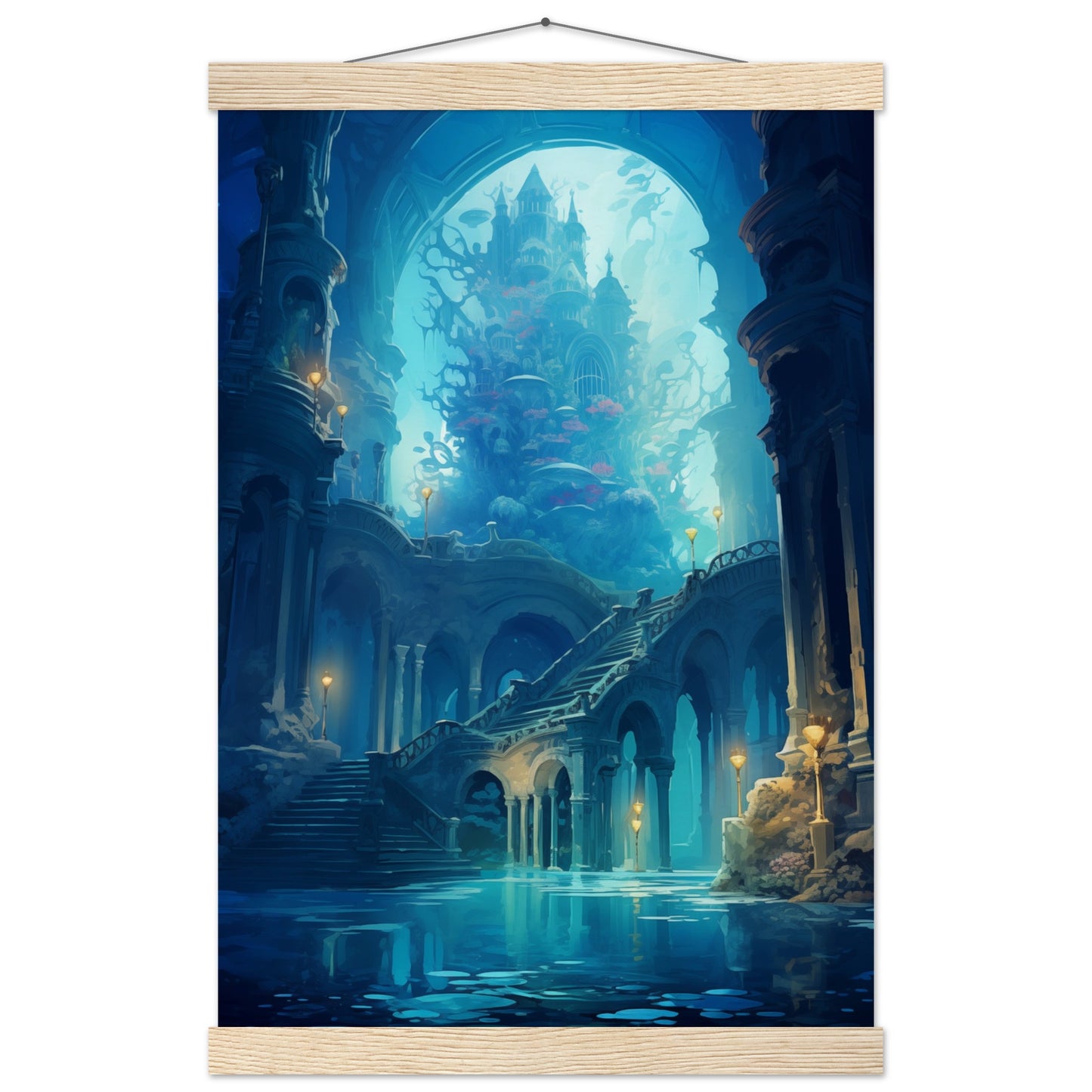 Enchanted Abyss Poster with Hanger