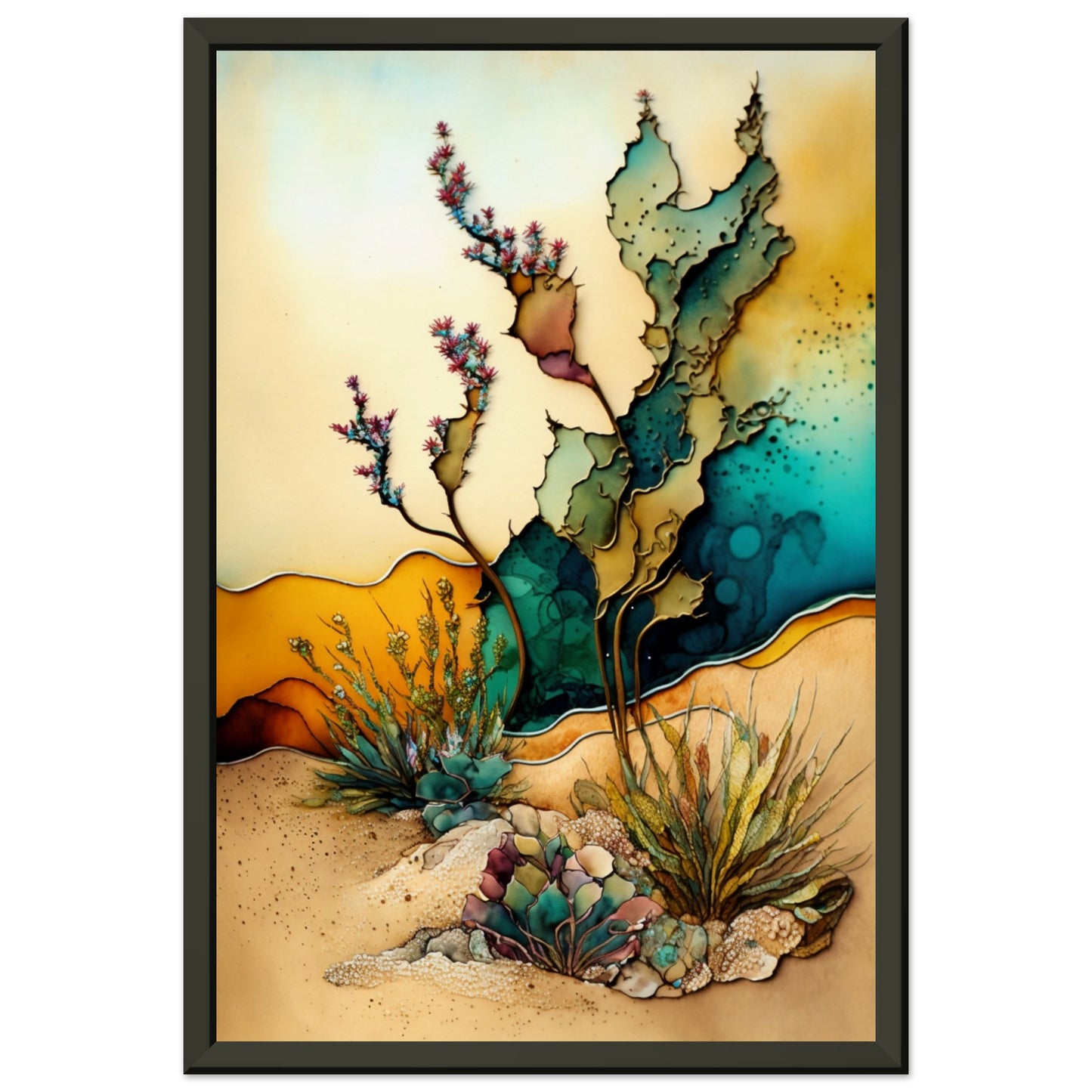 Desert Dream Treats Metal Framed Poster