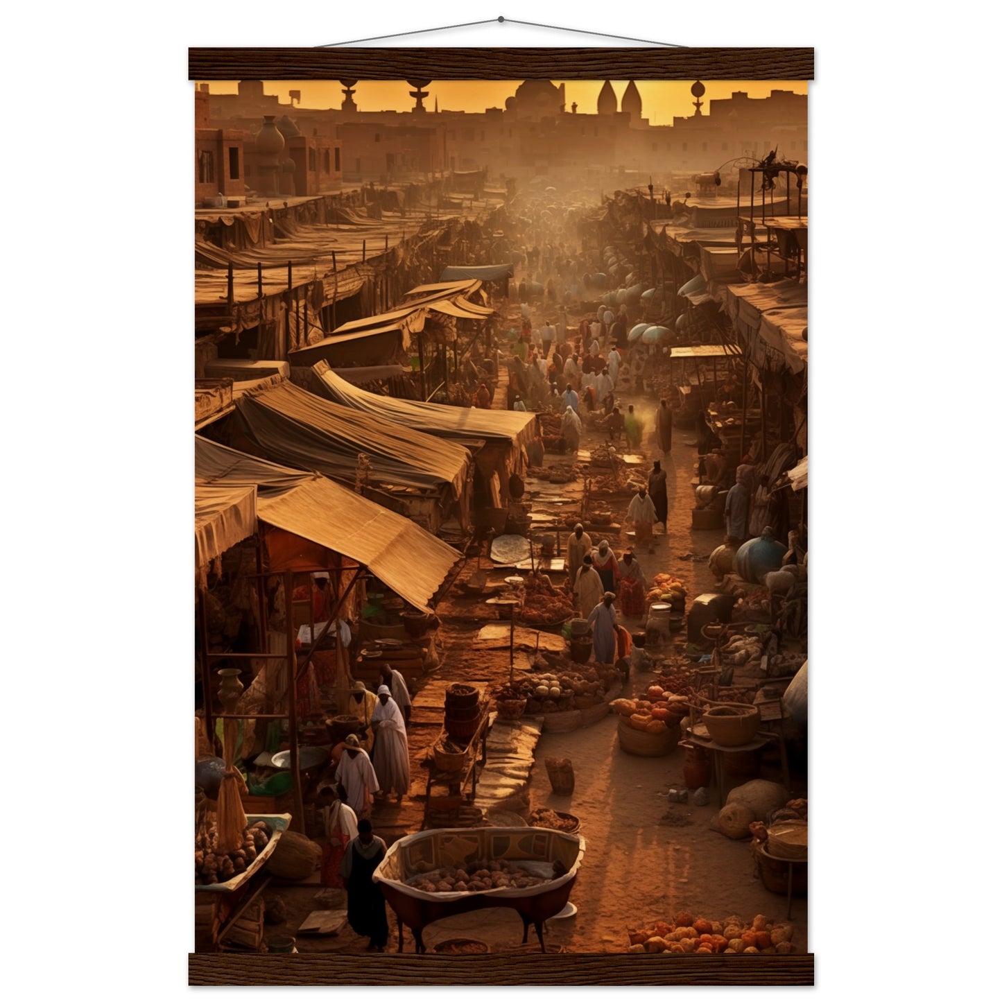 Luxor Market Poster with Hanger