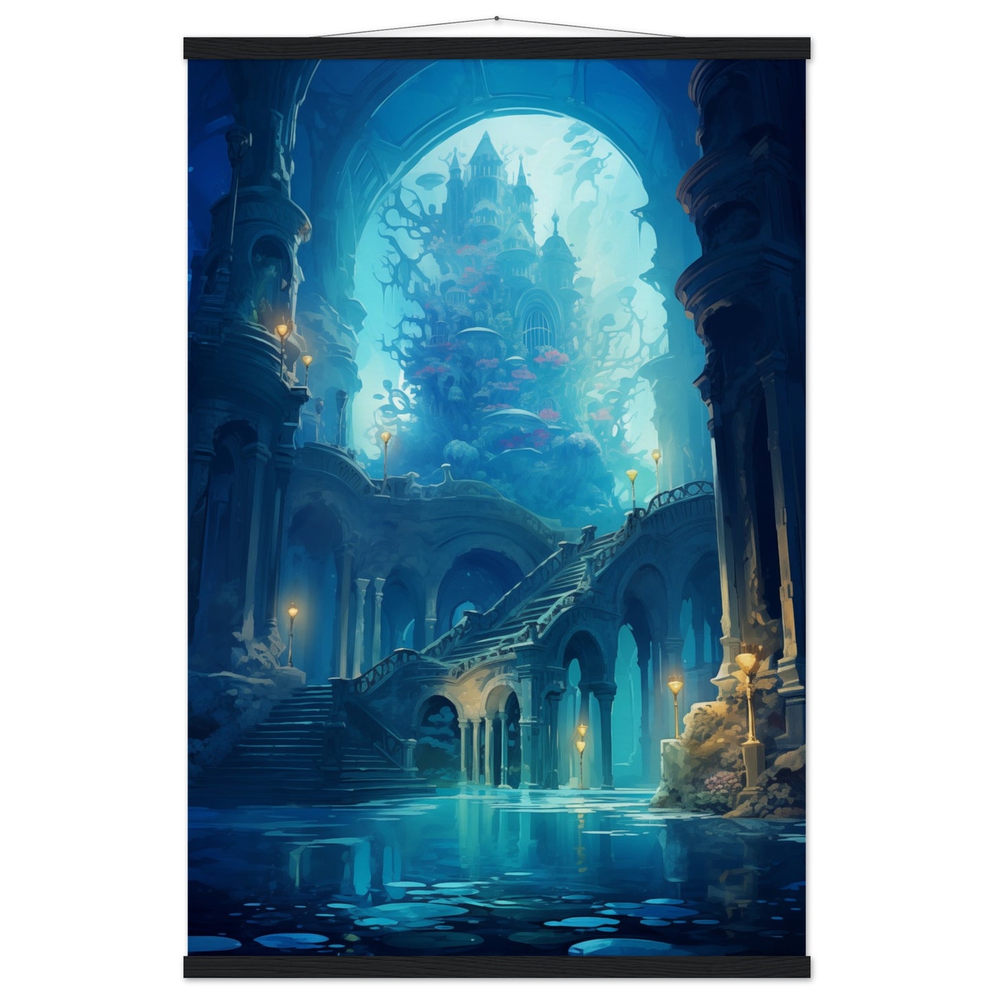 Enchanted Abyss Poster with Hanger