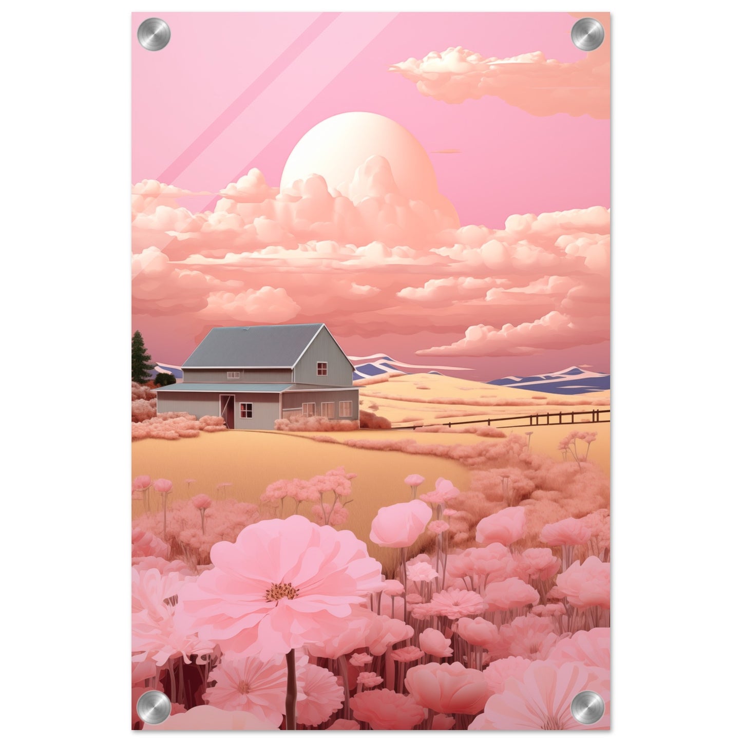 Bubblegum Farm Acrylic Print