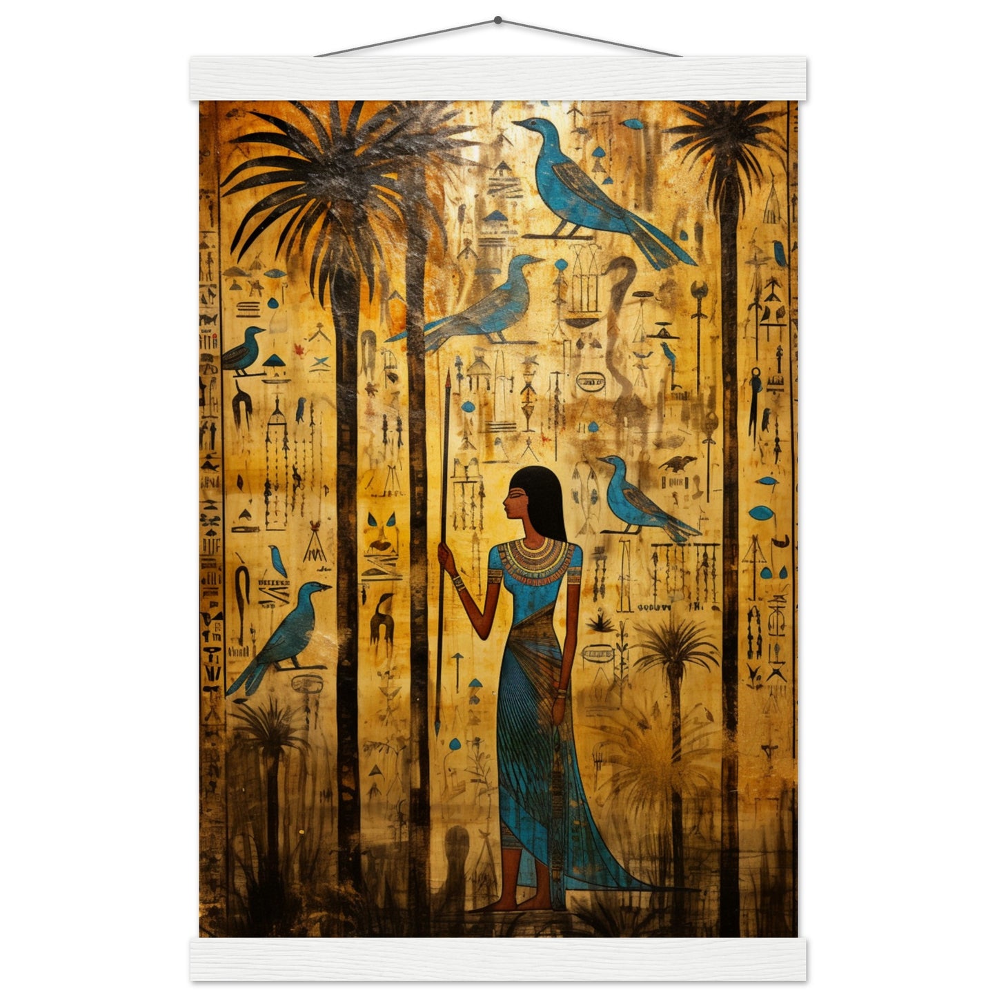 Hiero Papyrus Poster with Hanger