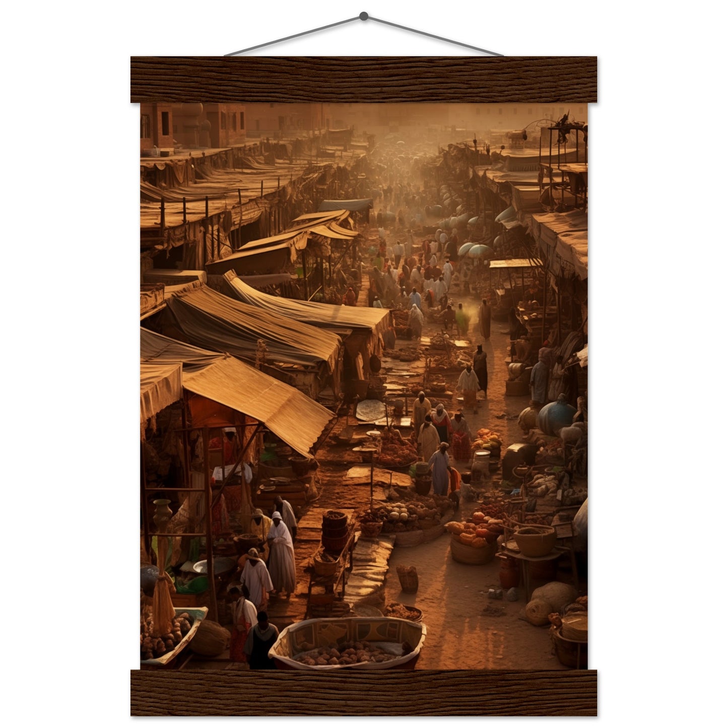 Luxor Market Poster with Hanger