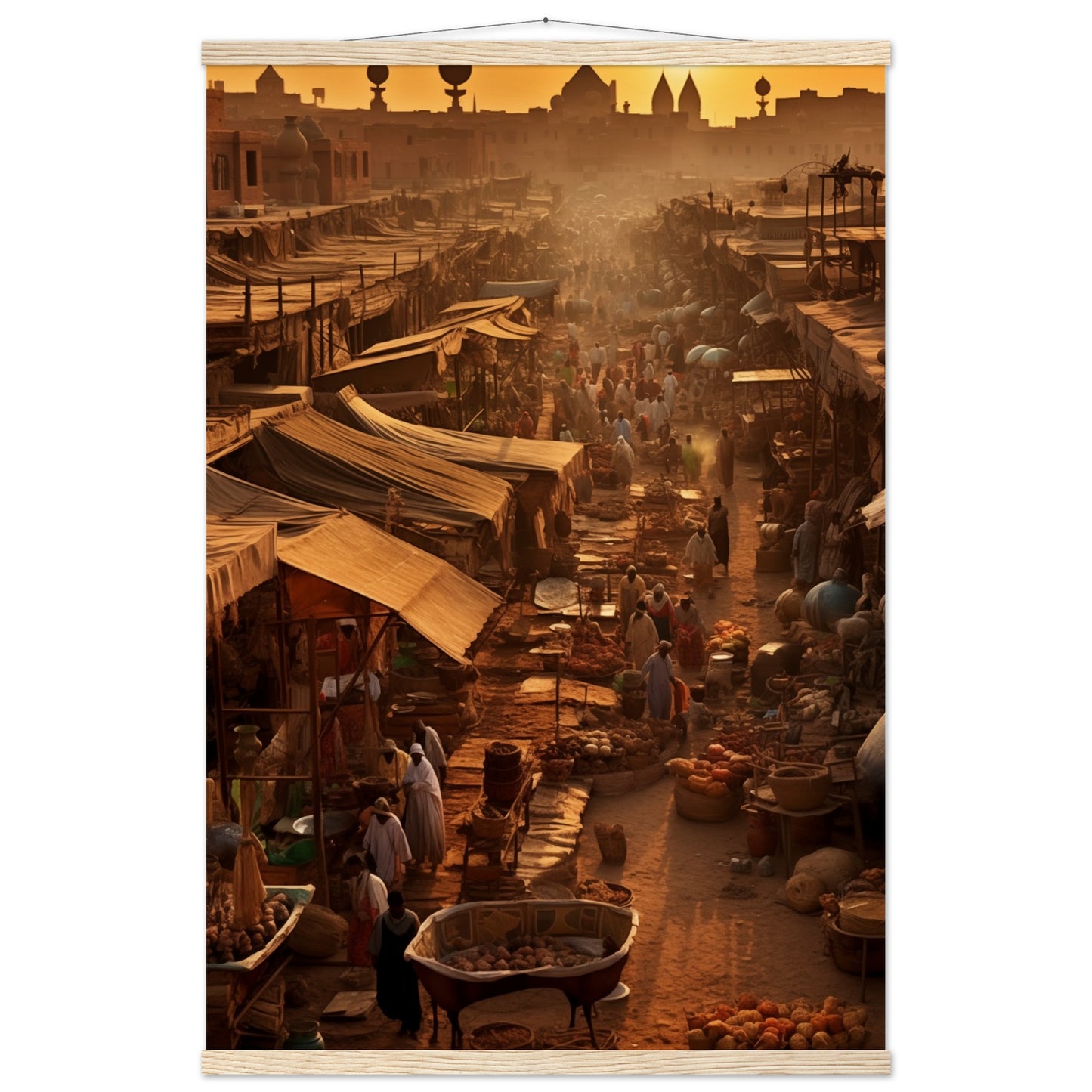 Luxor Market Poster with Hanger