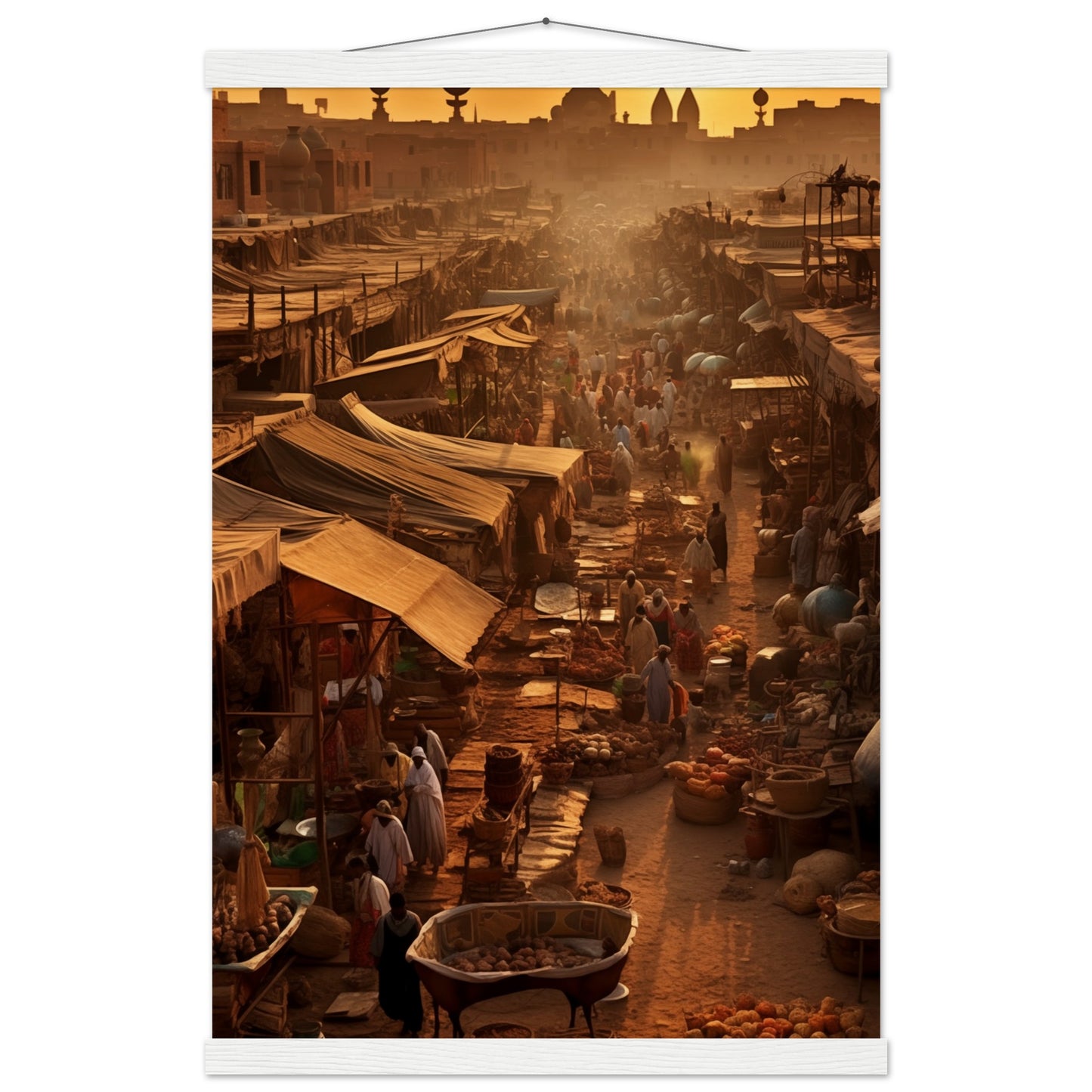 Luxor Market Poster with Hanger