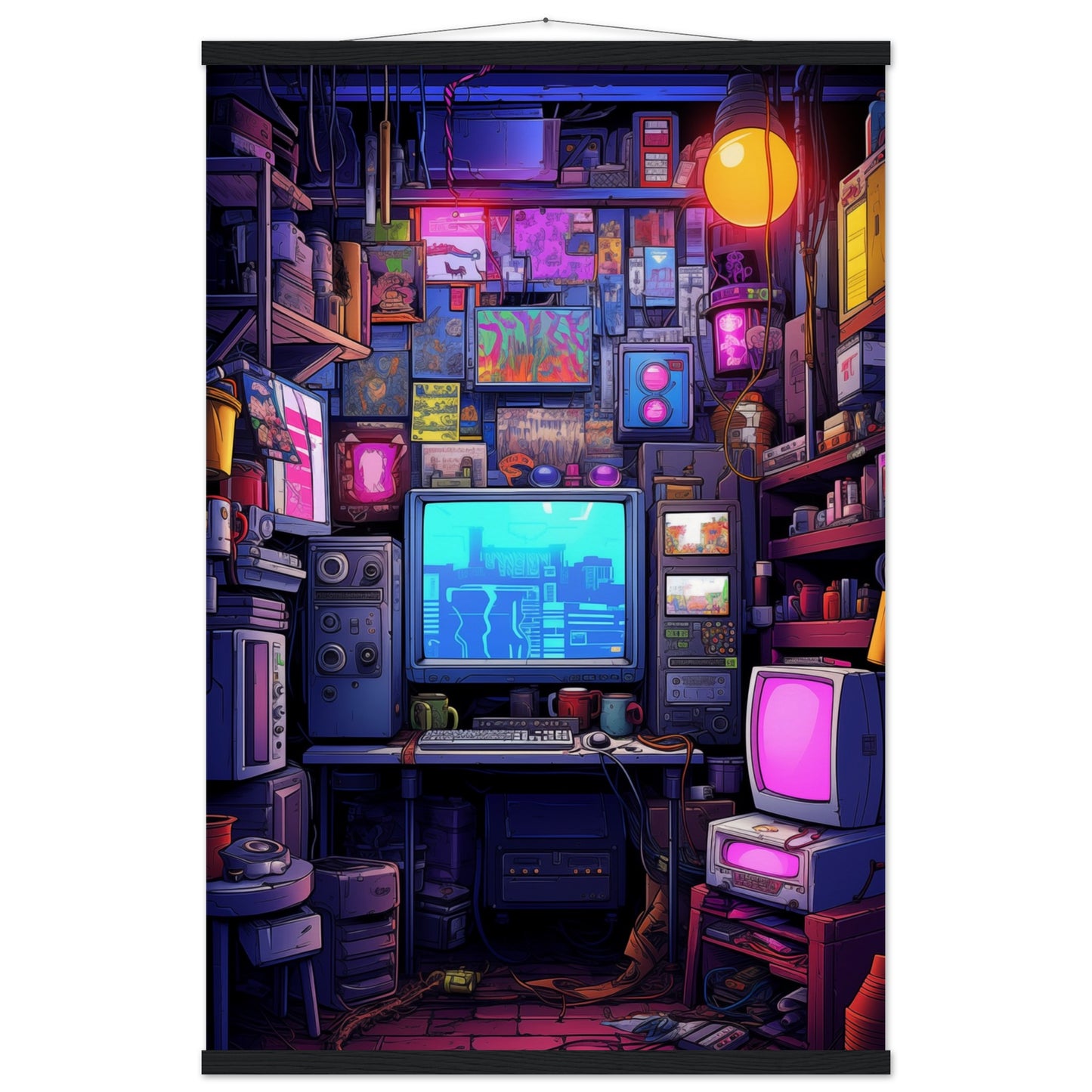 Pixel Lair Poster with Hanger