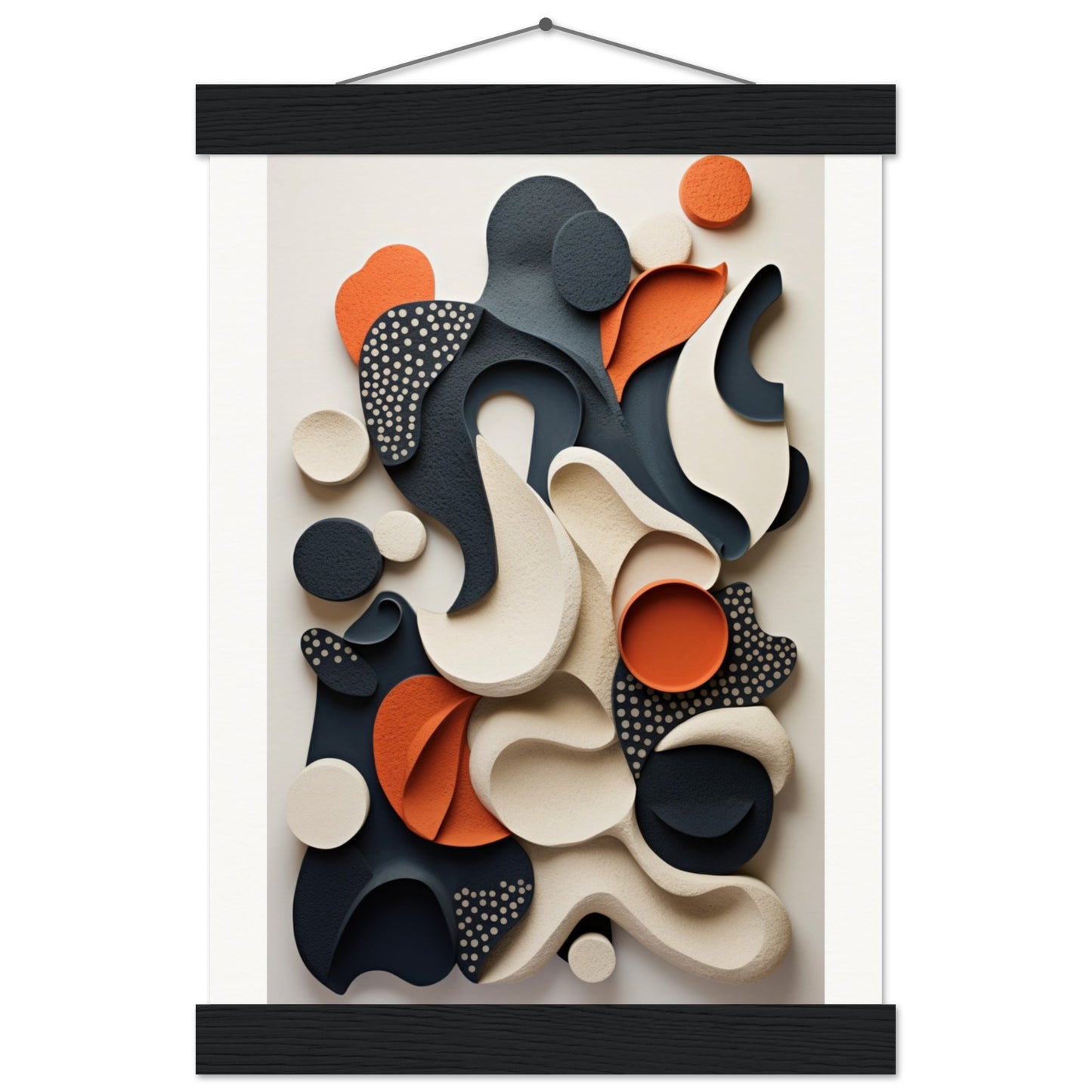 Texture Morph Poster with Hanger