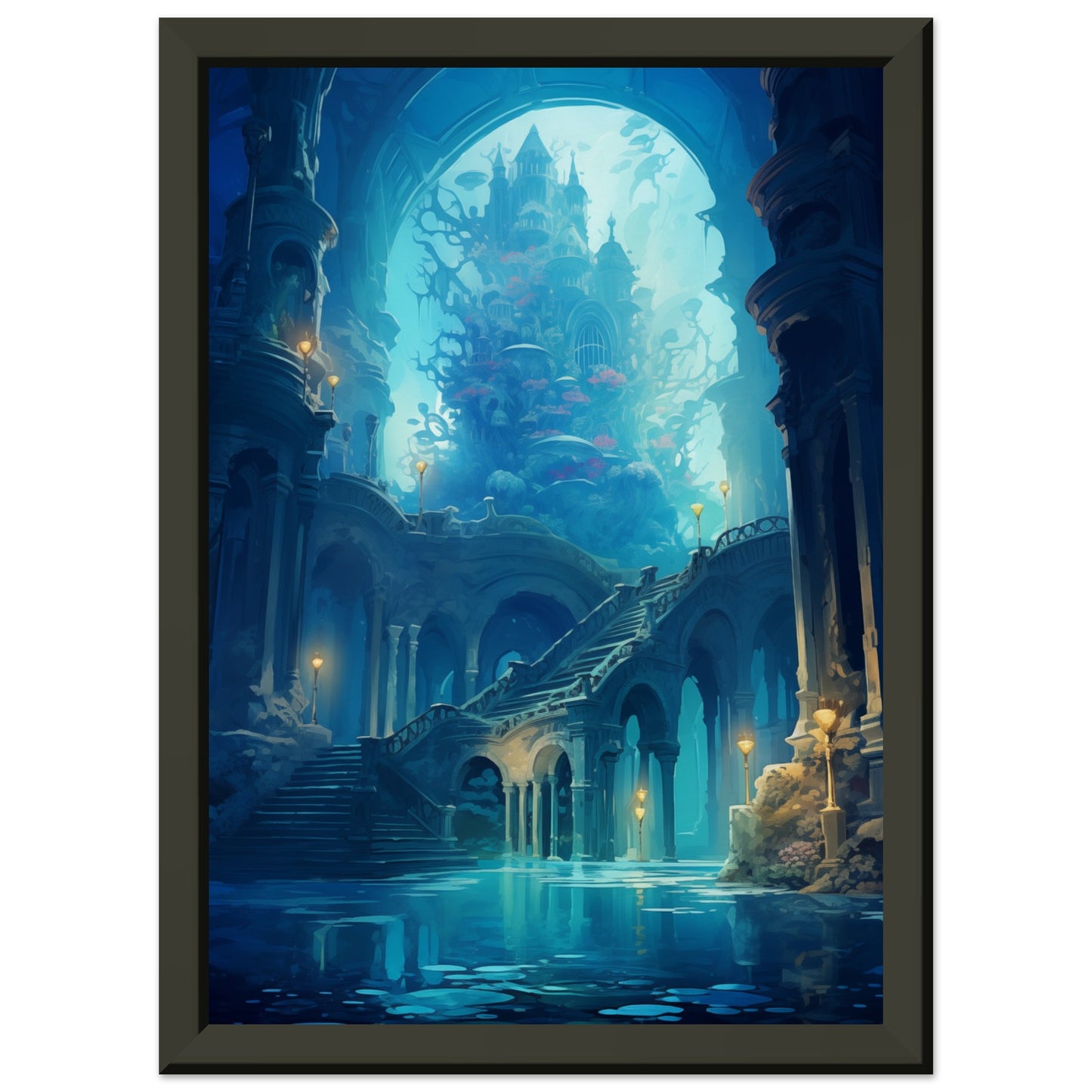 Enchanted Abyss Metal Framed Poster